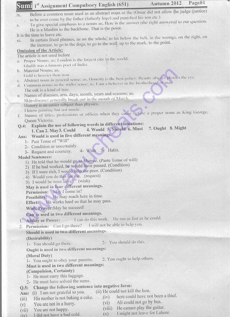 aiou solved assignment b.ed english code 651 page 4