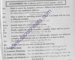 assignment code 1431