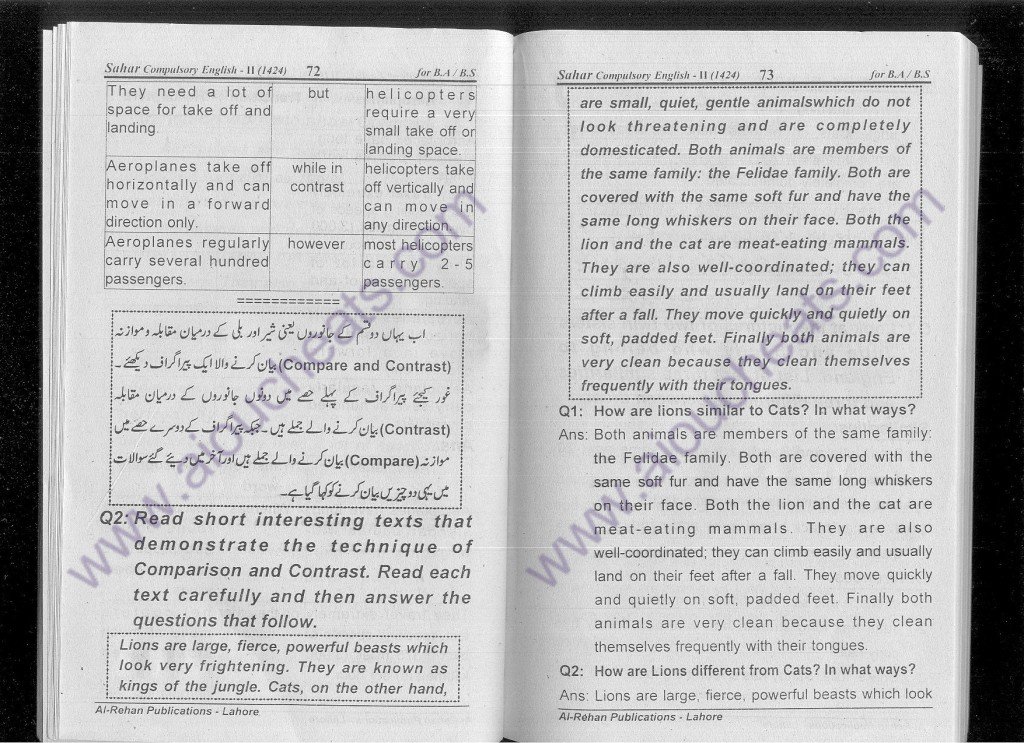 34-English-II-1424-Keybook-notes-BA-aiou