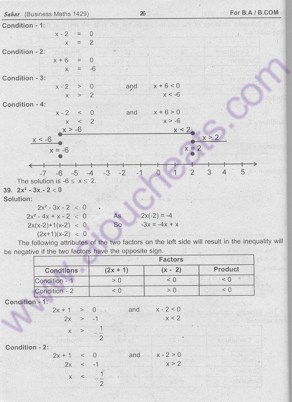 Code 1429 Business Maths for BA / B.Com New AIOU Solved Notes