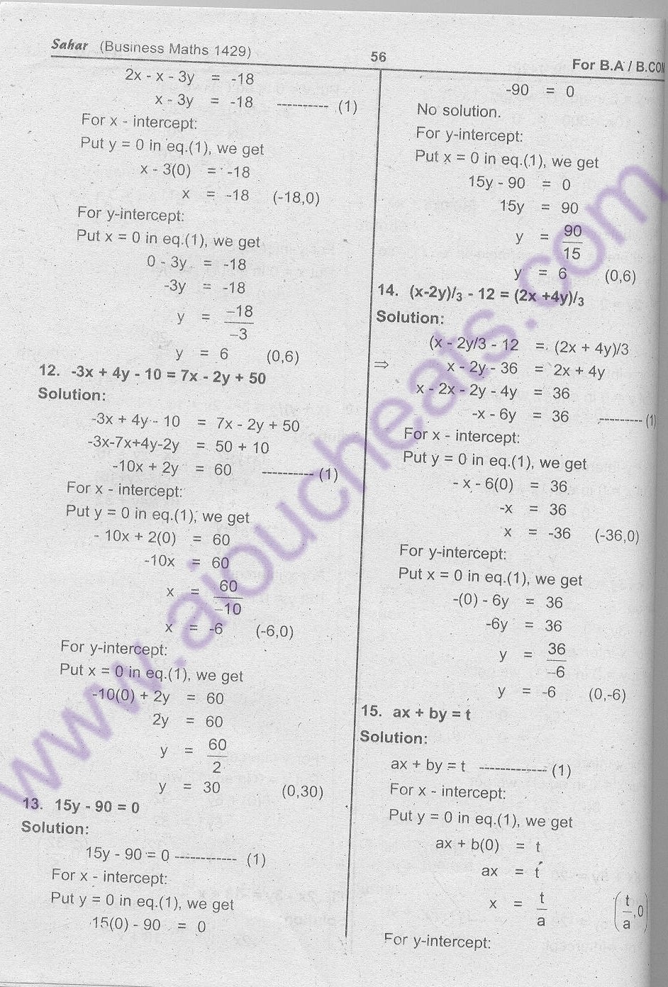 Code 1429 Business Maths for BA / B.Com New AIOU Solved Notes