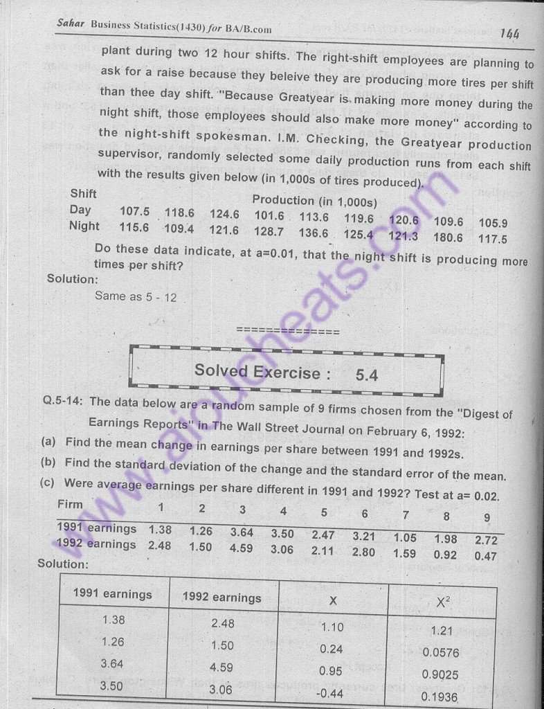 23-1430 solved assignment aiou statistics for management
