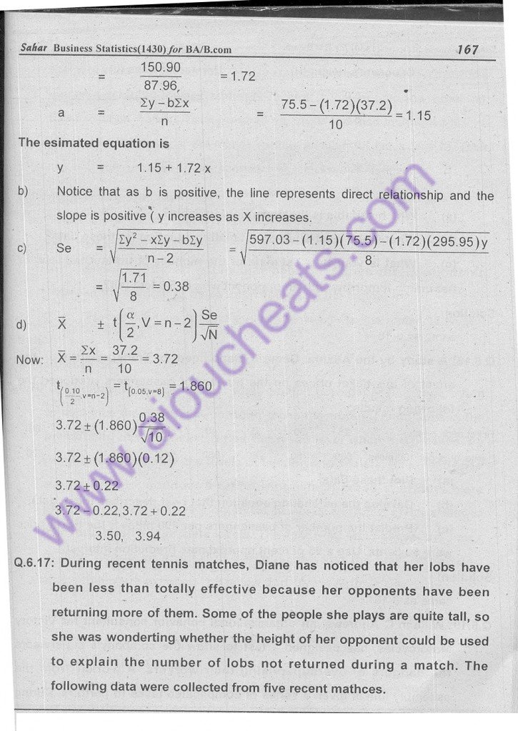 28-1430 solved assignment aiou statistics for management