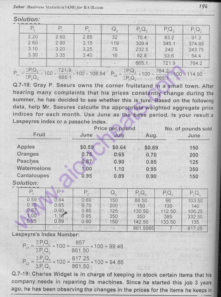 32-1430 solved assignment aiou statistics for management