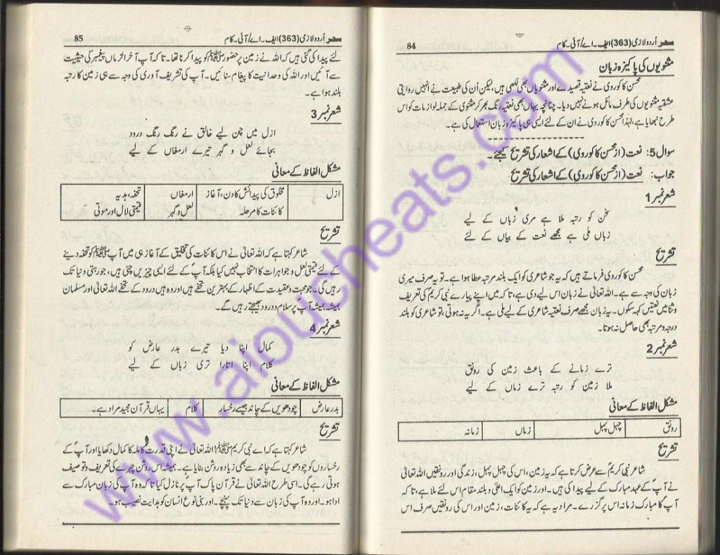 363-ans1-0002 Urdu Assignment I-com-AIOU