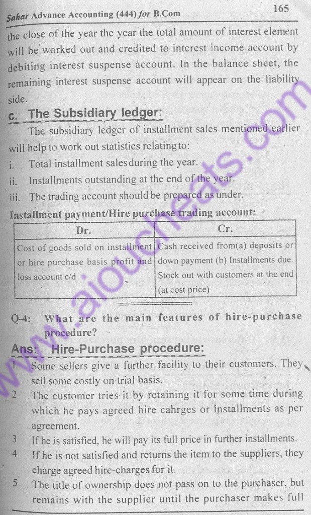 Advance accounting notes and solved assignments free Spring 2014 open university free