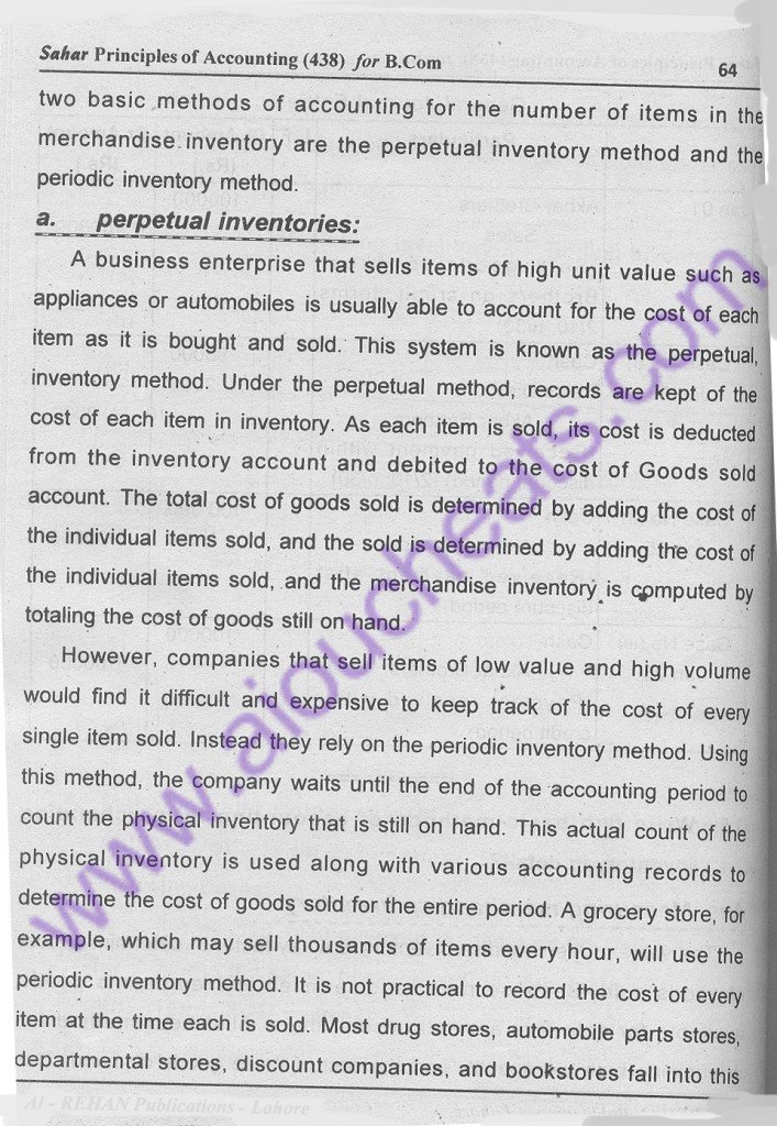 64-answers of principles of accounting-438-BA and B_com AIOU